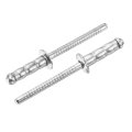 30pcs 3 16 X 5 8 304 Stainless Steel Round Head Double-drum Blind Rivets Pull Nail Drum Type For Diy Sheet Metal Automotive 