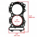 Caltric Engine Cylinder Head Gaskets Compatible With Arctic Cat Zr 9000 2014 2015 2016