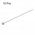 Uxcell Straight Ejector Pins 1 5mm 16 Dia 65mn Steel Round Tip Punch 100mm 4 Long For Mechanical Maintenance 10pcs