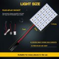 Blue 5050 24smd Led Panel Dome Light Lamp 5 Pack 12v Interior Car Reading With T10 Ba9s And Festoon Adapters Pl0021