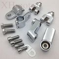 1 25 Chromed Front Clamps 4 Large Foot Pegs For Suzuki Vl Vz M800 C800 M109r M90 S50 C90 By Xkh