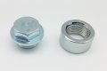 Autobahn88 Steel O2 Sensor Weld Bung Fitting With M18 X 5 Nut Od 26mm 1 Silver