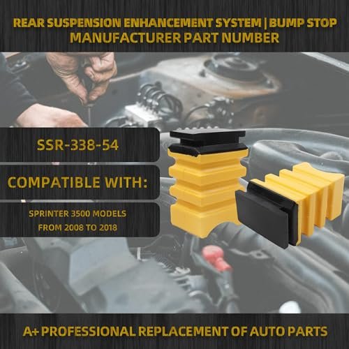 Air Suspension Helper Springs For Sprinter 3500 Models From 2008-2018 Replace Ssr-338-54