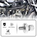 X Autohaux 6 Pcs M8 Brake Clutch Cable Line Adjuster Screw Adjusting Bolt With Slotted For Motorcycle Bike Scooter Aluminum