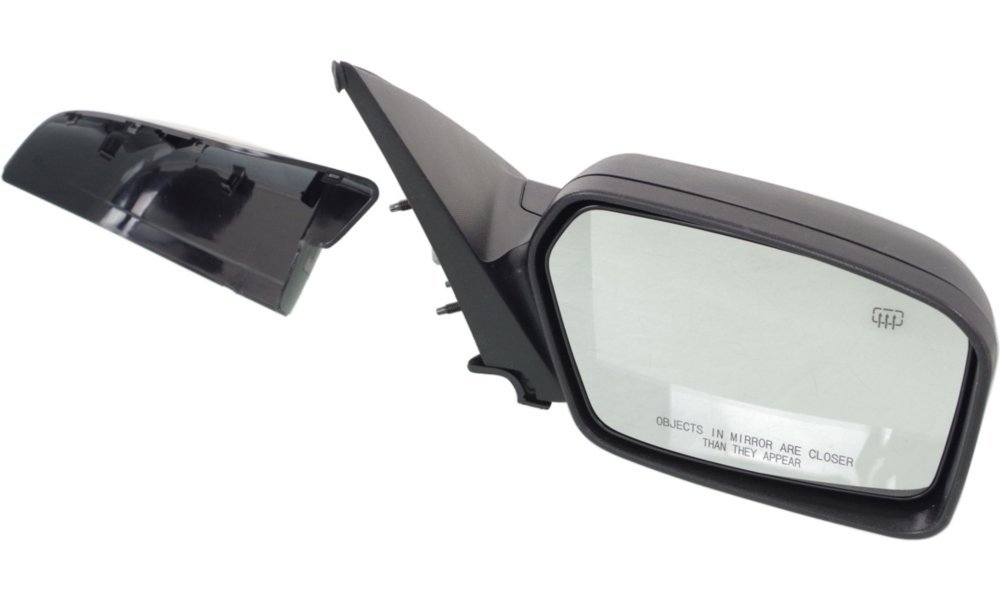 Passenger Side Heated Mirror For Ford Fusion 2006 2012 And Mercury Milan 2011 Power Adjust With Paintable Textured Black Cap