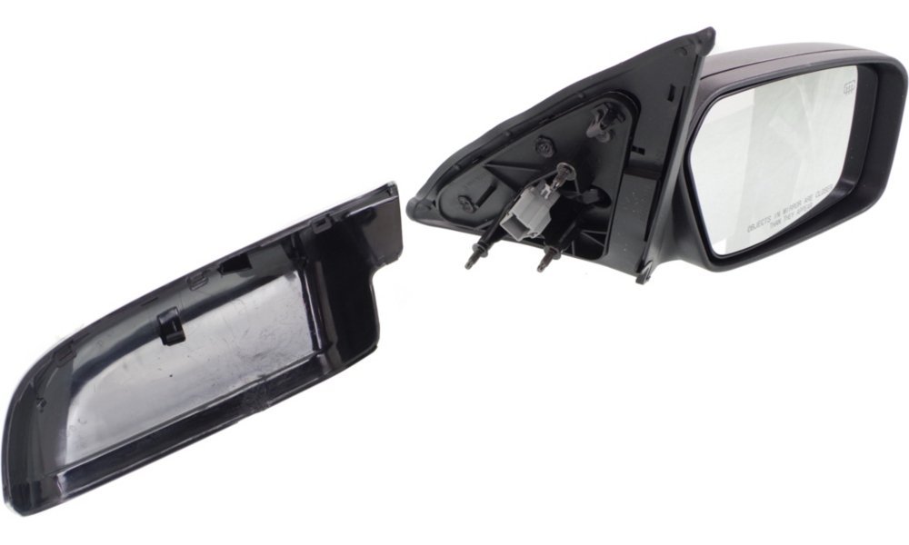 Passenger Side Heated Mirror For Ford Fusion 2006 2012 And Mercury Milan 2011 Power Adjust With Paintable Textured Black Cap