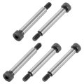 Alloy Steel Hexagon Socket Head Shoulder Screws Bolts 1-1 2 Length 1 4 Dia 10-24 Thread 5pcs