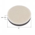 Uxcell 3 Wool Felt Sponge Polishing Pad Hook And Loop Buffing Wheel Fine For Orbital Polisher Buffer 4 Pcs