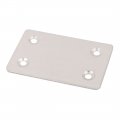 Uxcell Metal Rectangle 4 Holes Flat Mending Repair Plates Brackets Fasteners 5pcs