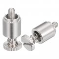 10pcs M3-0 5x9 5mm Stainless Steel Panel Spring Screws Pfc2 Knurled Head Loaded Self-clinching Fasteners For Pcb Board 