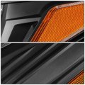 Oe Style Black Housing Amber Corner Headlight Lamps Tool Kit Compatible With Ford Escape 13-16