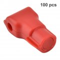 100pcs Peg Hook Locks Stop Plastic Red Security Lock Easy Installation For Commodity Link Supermarket Hooks Retail Shop