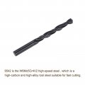 Uxcell 6542 High Speed Steel Straight Shank Twist Jobber Drill Bit Fully Ground Black Oxide Bits 9 6mm Diameter 125mm Total