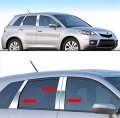 For 2007-2012 Acura Rdx Stainless Steel Chrome Pillar Post Trim 6pc 