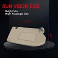 Sun Visor Right Passenger Side For Nissan Pathfinder 2013 2018 Infiniti Qx60 2014 2017 Jx35 Replace Part 96400 9pb0a