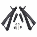 Httmt- Black Rear Paenger Footpeg Bracket Compatible With Ducati 08 848 07-08 1098 S 10-11 S P N Mt390-051-bk