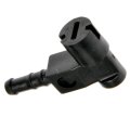 Windshield Wiper Nozzle For Freightliner Fld120 1999 To 2010 Driver Or Passenger Side Plastic 0 063 In Hose Port Diameter 