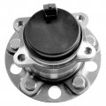 Motorbymotor 512553 Rear Wheel Bearing And Hub Assembly W Abs 5 Bolts Fits For 15-19 Hyundai Sonata 16-20 Tucson 17-19 Kia 