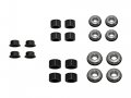 Superatv Heavy Duty Uhmw A-arm Control Arm Bushing Kit For Oe Arms Polaris Rzr 900 4 1000 S 2016 Only Front And Rear Much 