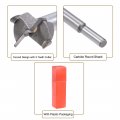 Uxcell Forstner Drill Bits 17mm Tungsten Carbide Wood Hole Saw Auger Opener Woodworking Hinge Drilling Boring Bit Cutter Gray