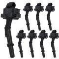 Ignition Coil Coils Pack 0040103070 Uf-733 Uf-741 For Mercedes-benz C300 C350 Cl550 Cl63 Amg E63 Sl550 Sl63 Slk350 Ml350 8 Pcs