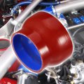 Uxcell 89-114mm 3 5 -4 Id Straight Silicone Reducer Hose Coupler Intercooler Tube Red For Car Intake Piping