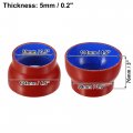 Uxcell 89-114mm 3 5 -4 Id Straight Silicone Reducer Hose Coupler Intercooler Tube Red For Car Intake Piping