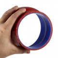 Uxcell 89-114mm 3 5 -4 Id Straight Silicone Reducer Hose Coupler Intercooler Tube Red For Car Intake Piping
