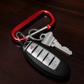 Ford Mustang Cobra Laser Etched Red Metal Carabiner Keychain With Split Key Rings 3 In X 1 5
