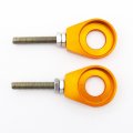 Xljoy Gold 15mm Axle Chain Adjuster Tensioner For Crf Thumpstar Coolster Pit Dirt Bike