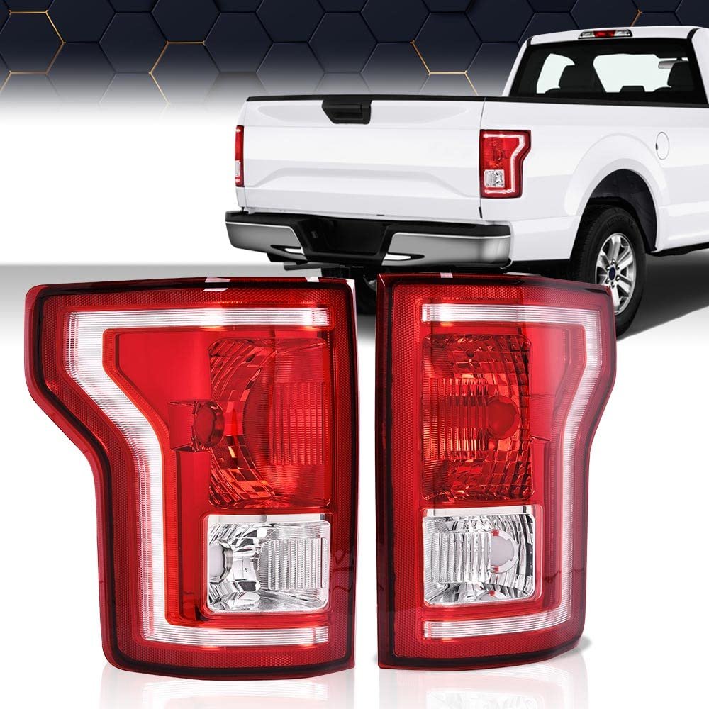 Tail Light Assemblies For Ford F150 2015 2017 Lariat Xl Xlt And Ssv 2016 Red Rear Lamps Fl3z13405a Pfm Fo2800239 Fl3z13404a