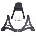 Httmt Mt146-bk Black Backrest Sissy Bar With Leather Pad Compatible 1995-2003 H-d Sportster 883 Xl883 1200 Xl1200