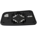 Right Side Mirror Glass With Heating For 2007 2008 2009 2010 2011 Ford Edge And Lincoln Mkx Passenger Chrome Metallic Finish 