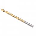 Uxcell 4 9mm Drill Bits High Speed Steel Straight Shank 86mm Length Twist Bit Fully Ground Titanium Coated 2 Pcs