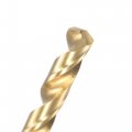 Uxcell 4 9mm Drill Bits High Speed Steel Straight Shank 86mm Length Twist Bit Fully Ground Titanium Coated 2 Pcs