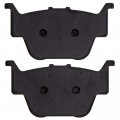 Niche Brake Pad Kit For Honda Rincon 680 06435-hn8-016 06452-hp0-a02 Rear Center Front Left Semi-metallic