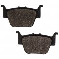 Niche Brake Pad Kit For Honda Rincon 680 06435-hn8-016 06452-hp0-a02 Rear Center Front Left Semi-metallic