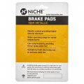 Niche Brake Pad Kit For Honda Rincon 680 06435-hn8-016 06452-hp0-a02 Rear Center Front Left Semi-metallic