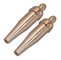 Riverweld Acetylene Cutting Tips 1-101 Size 4 And 4-1-101 For Victor-style Oxygen Oxy Oxyfuel Cutter Torch Made Of Copper Pk2 