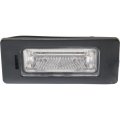 Vw Passat License Light Assembly 2009 2010 Driver Or Passenger Side Capa Certified Fits Vw2870110 And 8t0 943 021 Single Piece 