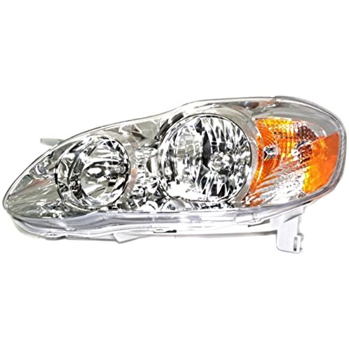05-08 Toy Corolla Left Driver Side Headlamp Assy W Clear Lens