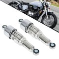 Motorcycle 10 5 Chrome Rear Shocks Absorbers 267mm Suspension Replacement For Sportster 883 1200 