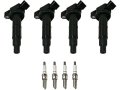 Ignition Coil And Iridium Spark Plug Kit 8 Piece For 2002 To 2011 Toyota Camry Hybrid 2 4l 4 Cylinder W0125-y342688