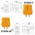 20 Pcs Xt60 Male Female Connector For Amass Xt60h Plug Gold Plated With Protective Shell