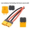 20 Pcs Xt60 Male Female Connector For Amass Xt60h Plug Gold Plated With Protective Shell