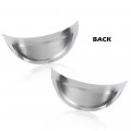 Headlight Headlamp Visors Pair 7 Heavy Duty Chrome Shields Trim Caps Custom Car