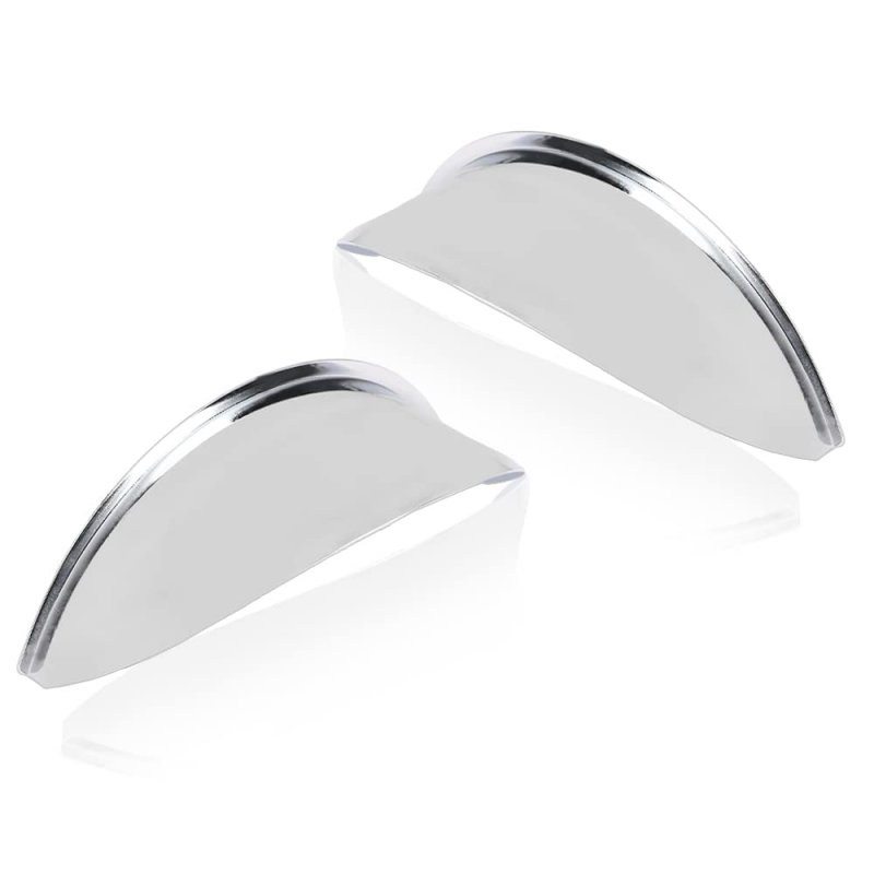 Headlight Headlamp Visors Pair 7 Heavy Duty Chrome Shields Trim Caps Custom Car