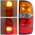 Hecasa Tail Light W Bulb S Compatible With 1995-2000 Toyota Tacoma Passenger Side Signal Brake Lamp Taillight Replacement For