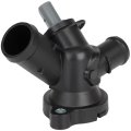Engine Coolant Thermostat Housing Assembly Replaces 07k121133e For Volkswagen Jetta 2005 2014 Golf 2010 Passat 2012 Beetle And 