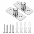 Stainless Steel Barn Door Roller Floor Guide Sturdy Durable Prevents Swinging Smooth Sliding Easy Installation Suitable For